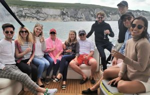 40th birthday party sunseeker needles isle of wight charter